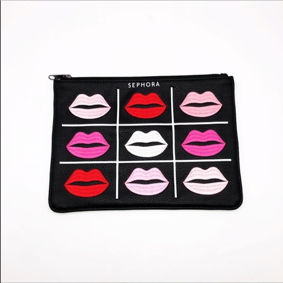 Sephora Bags Sephora Lips Cosmetic Bag Poshmark